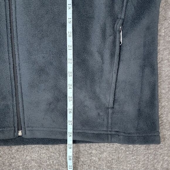 Columbia Vest Mens Large Gray Steens Mountain Fleece Full Zip Sleeveless - Picture 4 of 13